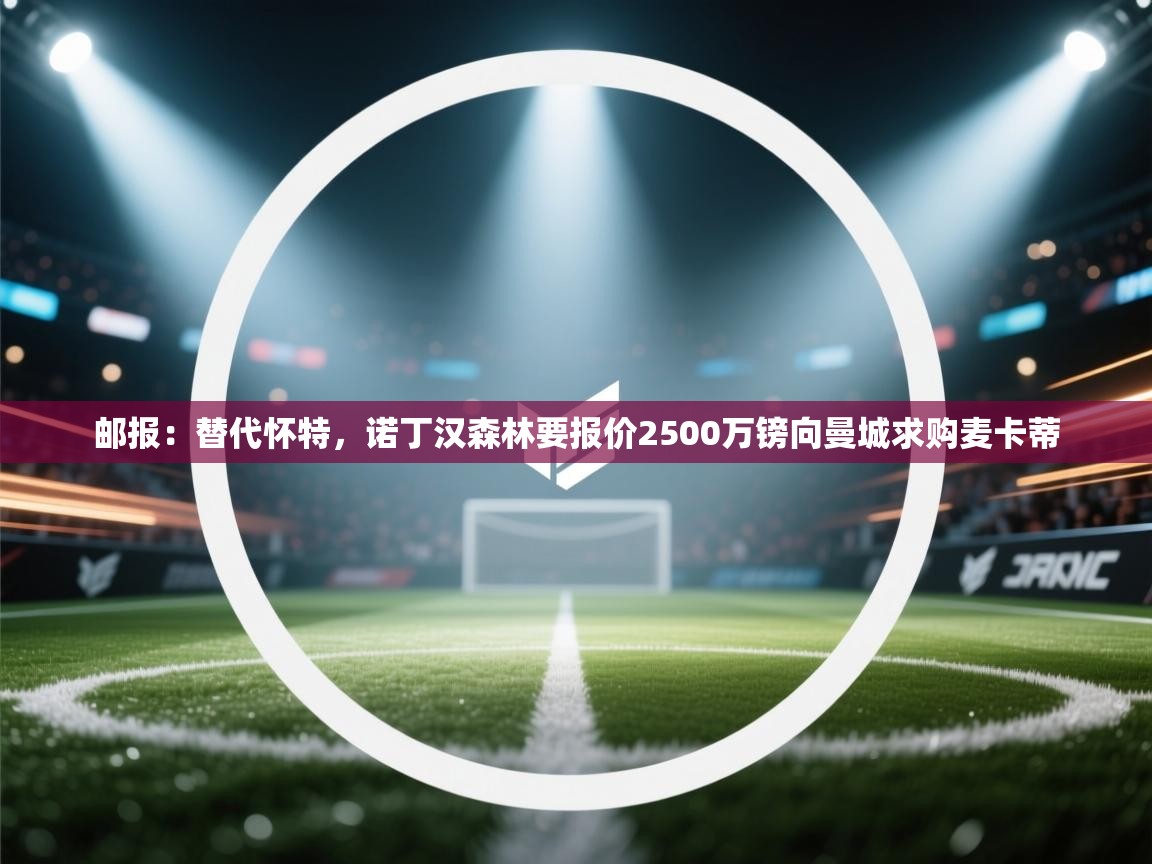 邮报:替代怀特,诺丁汉森林要报价2500万镑向曼城求购麦卡蒂 第1张